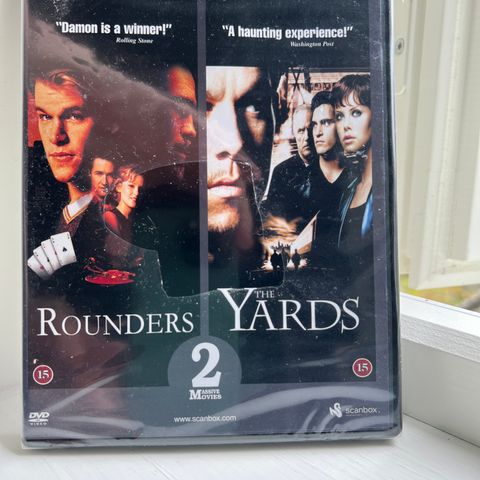 Rounders/The Yards (DVD) Ny i Plast !