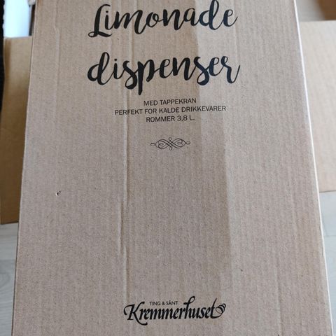 Fem x Limonade dispensere 3,8 L