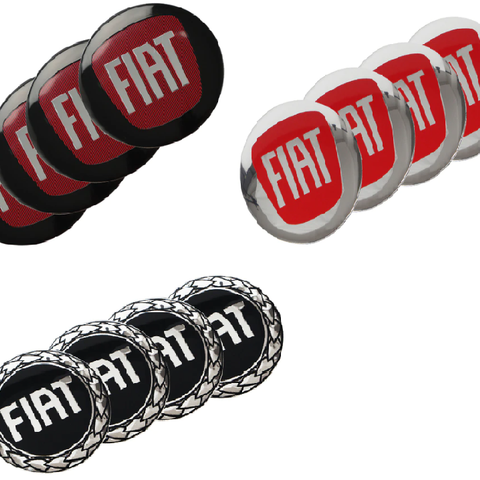 "FIAT" Logo til hjul og ratt /Ducato/Bobil/etc -inkl frakt