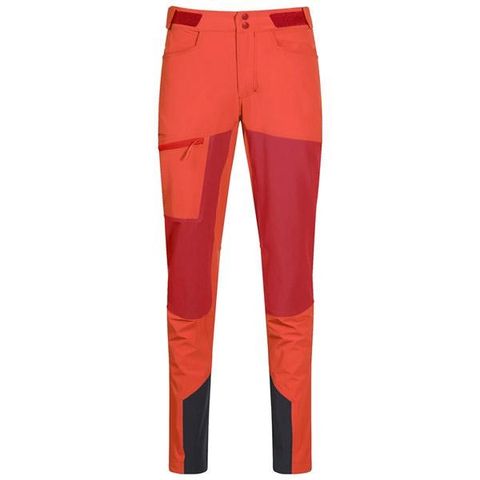 Turbukse - Bergans Cecilie Mountain Softshell Pants (Energy Red/Red Leaf)