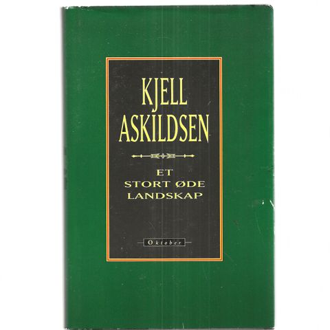 Kjell Askildsen Et stort øde landskap 1991 Dagens bok