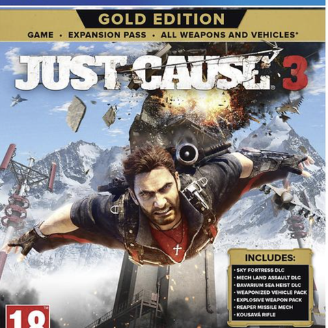 PlayStation 4 Spill: Just Cause 3 - Gold Edition