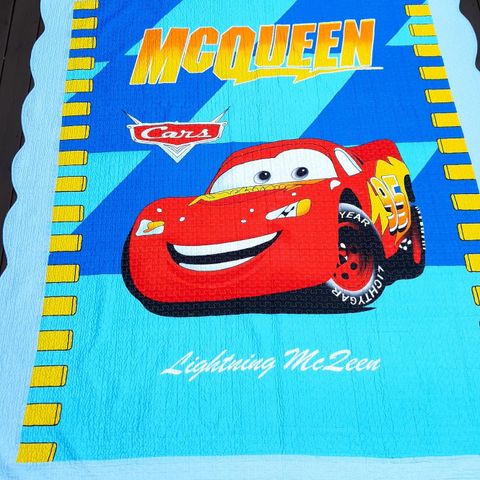 Lightning McQueen sengeteppe 180cm x 215cm