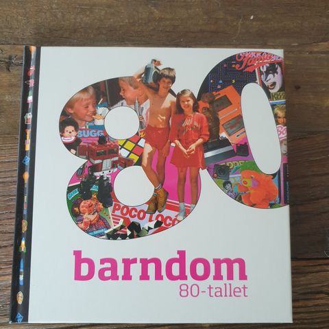 Barndom 80- tallet. Bok. Vega forlag