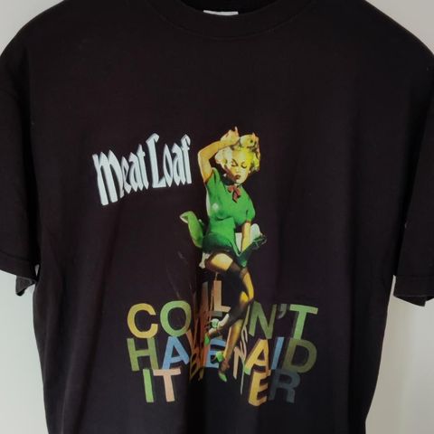 Vintage Meat Loaf Tour t-skjorte