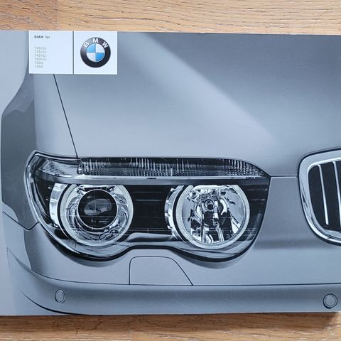 Brosjyre BMW 7-serien E65 2003