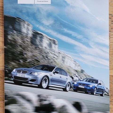 Brosjyre BMW M5 Limousine & Touring 2008 (E60/E61)