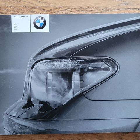 Brosjyre BMW 7-serien 2002 E65