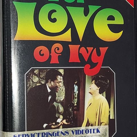 VHS BIG BOX.FOR LOVE OF IVY 1968.NORD VIDEO.