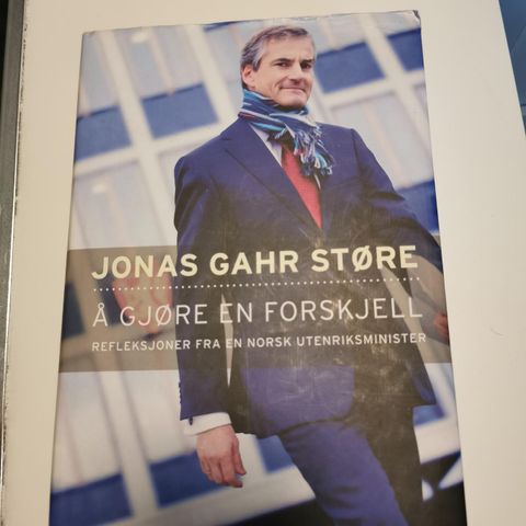 Jonas Gahr Støre: å gjøre en forskjell.