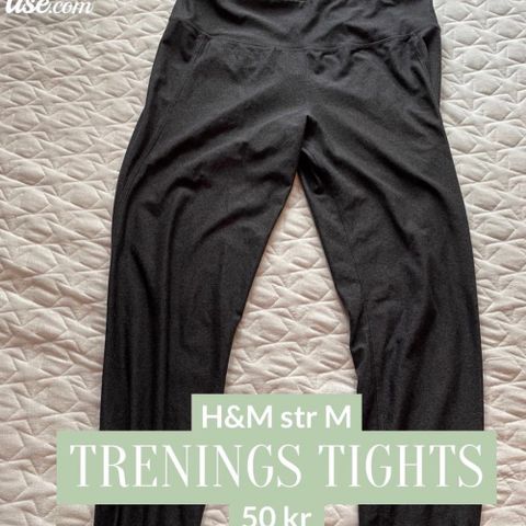 Trenings tights fra H&M str M