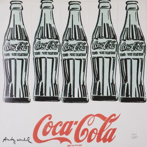 Andy Warhol – Coca Cola – Pop art (Nr 1011/2400)