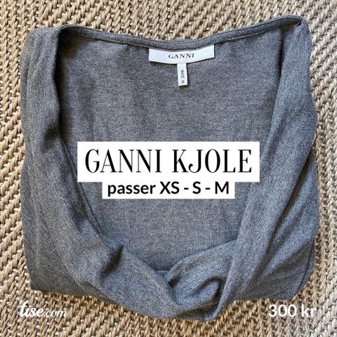 GANNI kjole - XS / S / M