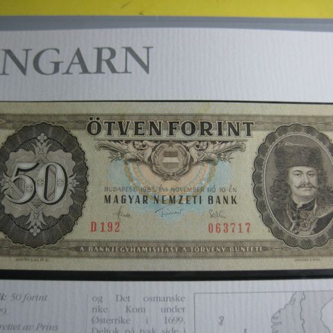 50 Forinter Ungarn 1983 UNC