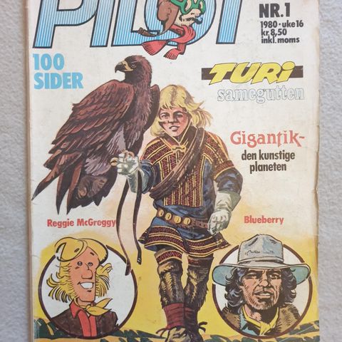 Pilot - 1980, 4 stk. Selges samlet!