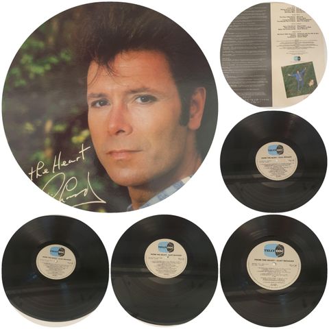 VINTAGE/RETRO LP-VINYL DOBBEL "FROM THE HEART/CLIFF RICHARD 1985"