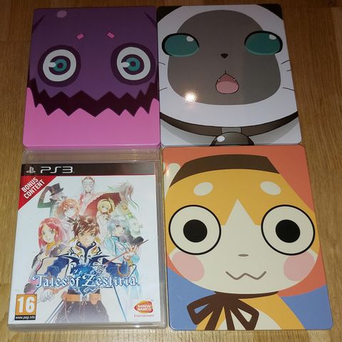 Tales of xillia 1 & 2/Tales of Zestiria Steelbox med spill selges samlet!