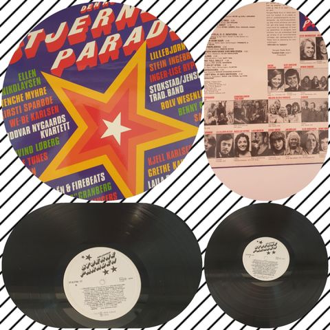 VINTAGE/RETRO LP-VINYL "DEN NORSK STJERNE PARADEN 01 - 1974"