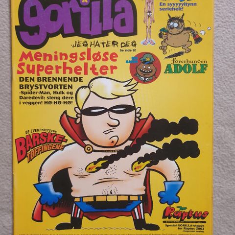 Gorilla Raptus -utgave 2003!