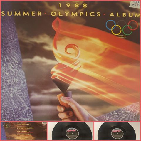 VINTAGE/RETRO LP-VINYL "1988 SUMMER OLYMPICS ALBUM/ONE MOMENT IN TIME "