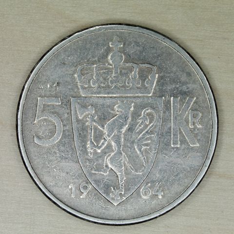 5 krone 1964 Norge   (915)