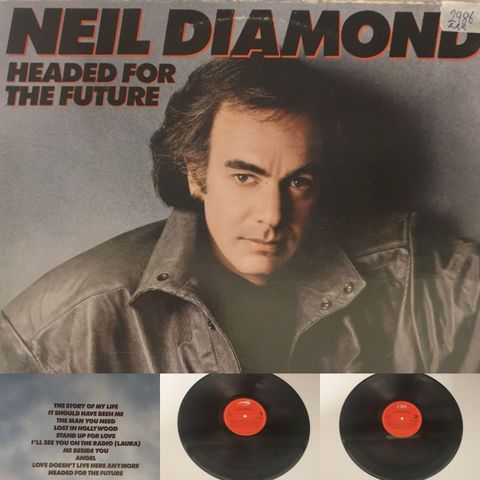 VINTAGE/RETRO LP-VINYL "NEIL DIAMOND/HEADED FOR THE FUTURE 1986 - CBS 26952"