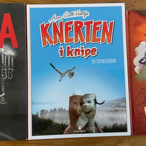 Barnebøker - Olivia, Knerten i knipe og Jakten på kaptein Kroghs gull