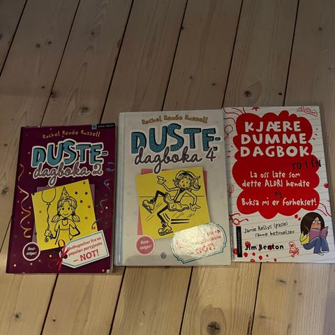 Dustedagbøker , 2, 4 og Kjære dumme dagbok