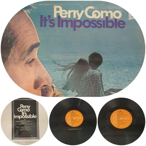 VINTAGE/RETRO LP-VINYL "PERRY COMO/IT'S IMPOSSIBIL - LSP 4473"