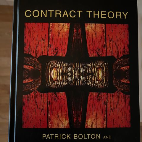 Contract Theory book - Economics / Samfunnsøkonomi