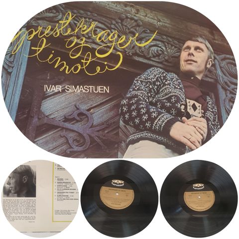 VINTAGE/RETRO LP-VINYL "IVAR SIMASTUEN/PRESTEKRAGER OG TIMOTEI 1972 - 2915015"