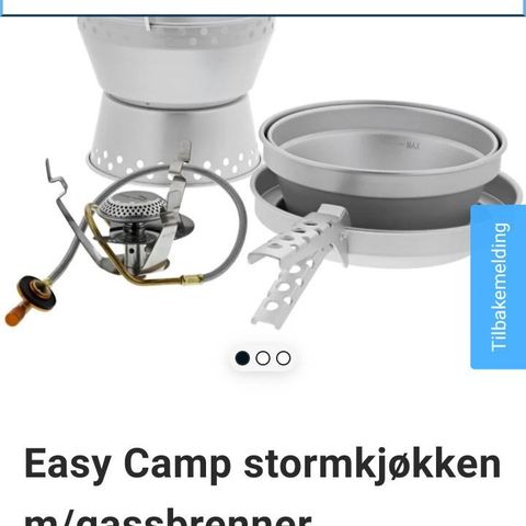 Easy camp storm cooker&stove sett