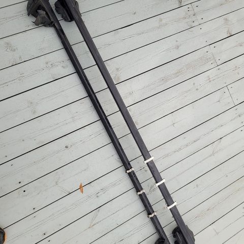 Thule SquareBar, med lås takstativ, takgrind, lastestativ 135 cm