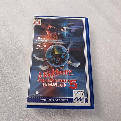 A Nightmare On Elm Street 5 The Dream Child VHS BIG BOX