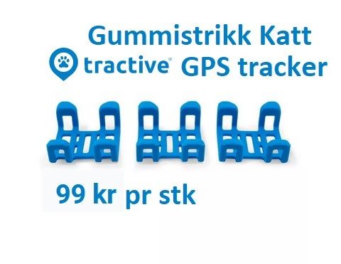 Tracktive katt GPS  -  strikk holder for GPS. (fri frakt)