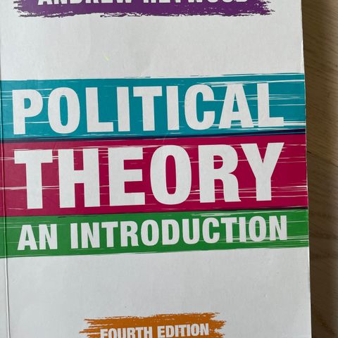 Political theory - An introduction