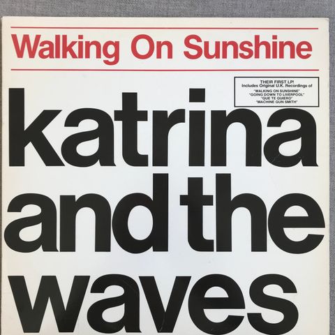 Katrina and the waves - walking on sunshine LP