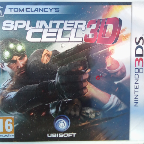 Tom Clancy's SPLINTER CELL Nintendo 3DS selges, ikke åpnet