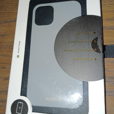Nudient iPhone 12 mini Pearl Grey versioner 2-høy kvalitet