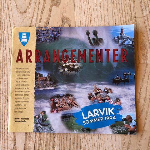 Arrangementer Larvik 1994 sommer