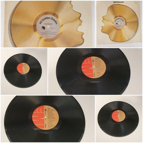 VINTAGE/RETRO LP-VINYL DOBBEL "CLIFF RICHARD/40 GOLDEN HITS 1977"