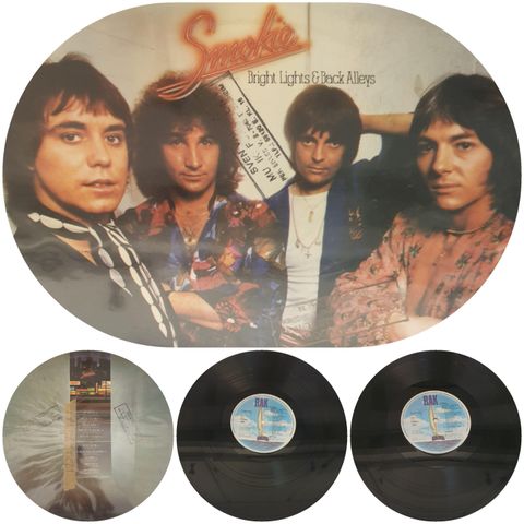 VINTAGE/RETRO LP-VINYL "SMOKEY/BRIGHT LIGHTS & BACK ALLEYS 1977 - 7C 062-99584"