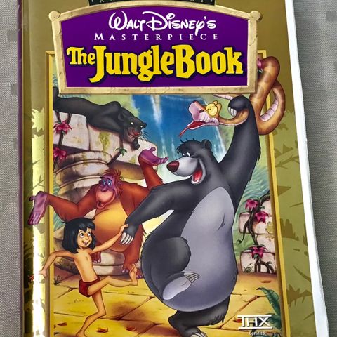 Walt Disney Masterpiece : The Jungle Book 30th Anniversary Limited Edition VHS.