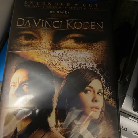 Da vinci koden Dvd. Ny