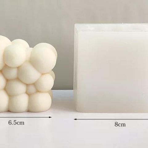 3D Irregular bubble ball candle silikonform