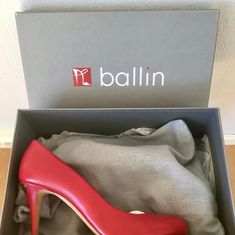 Ballin - røde pumps str. 38