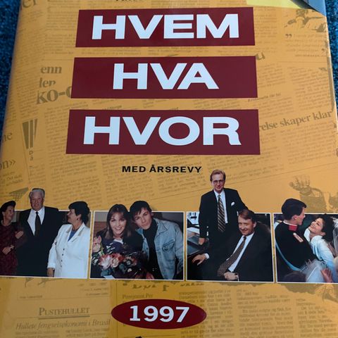 Ulest * Hvem Hva Hvor 1997