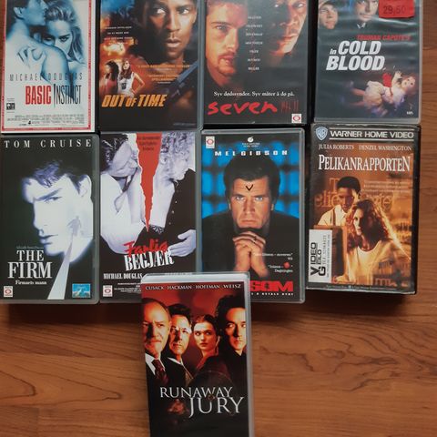 VHS filmer fra 90-tallet