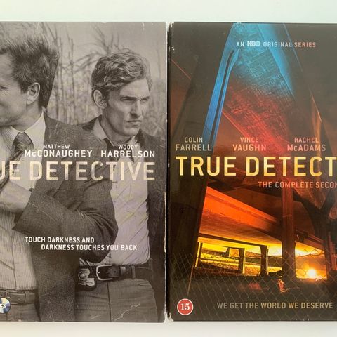 True Detective sesong 1-2 (norsk tekst)