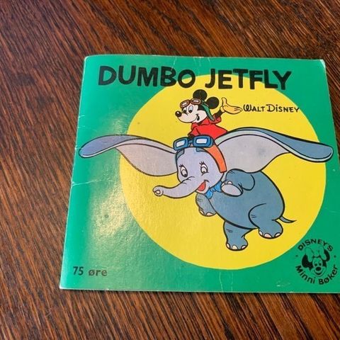 DUMBO JETFLY 1967 - fra Walt Disneys MINNI BØKER - (Pent lite hefte)